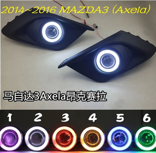 2014 ~ автомобильный бампер головка головного света для mazda 3 axela противотуманные