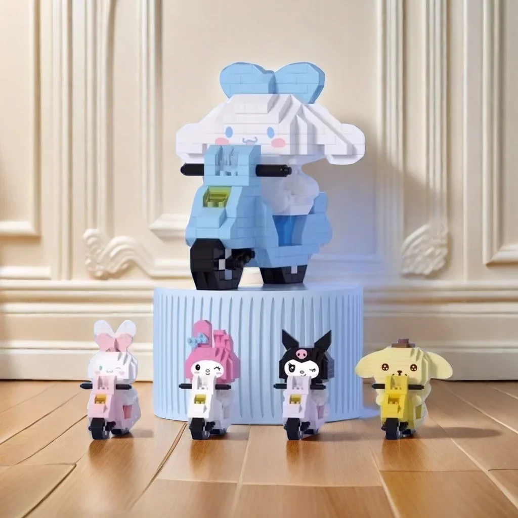 Новые строительные блоки в сборе с мелкими частицами Kulomi Yuguigou Meileti 3DS