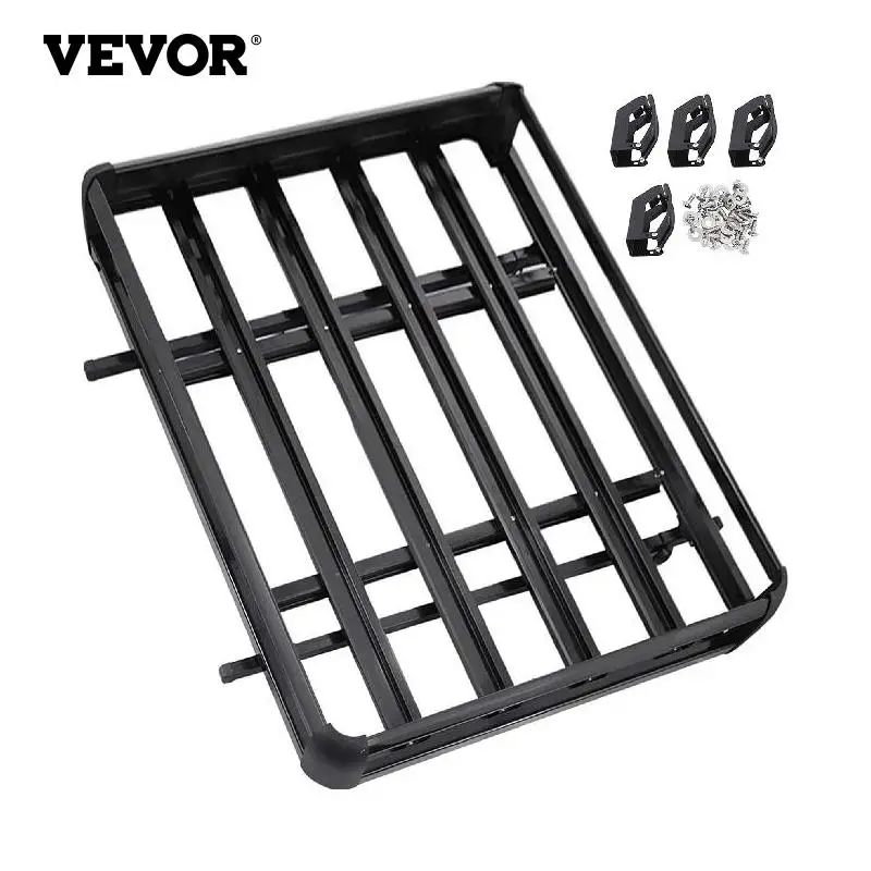 Price Vevor Universele Auto Imperiaal Belasting 100Kg Bagage Cargo Tent Tamiya Cross Bars Ski Houder Fiets Carrier Bal Trailer camper Van