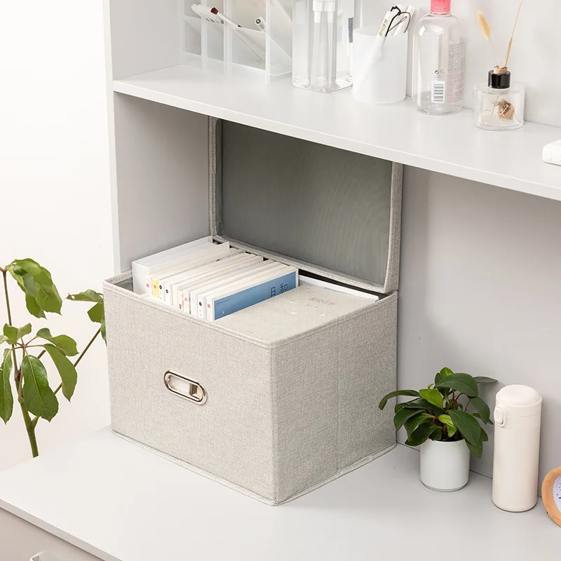 

Ящик для хранения ткани складной ящик для хранения из хлопка и льна многоцветный с крышкой пыленепроницаемый шкаф для одежды артефакт для х...