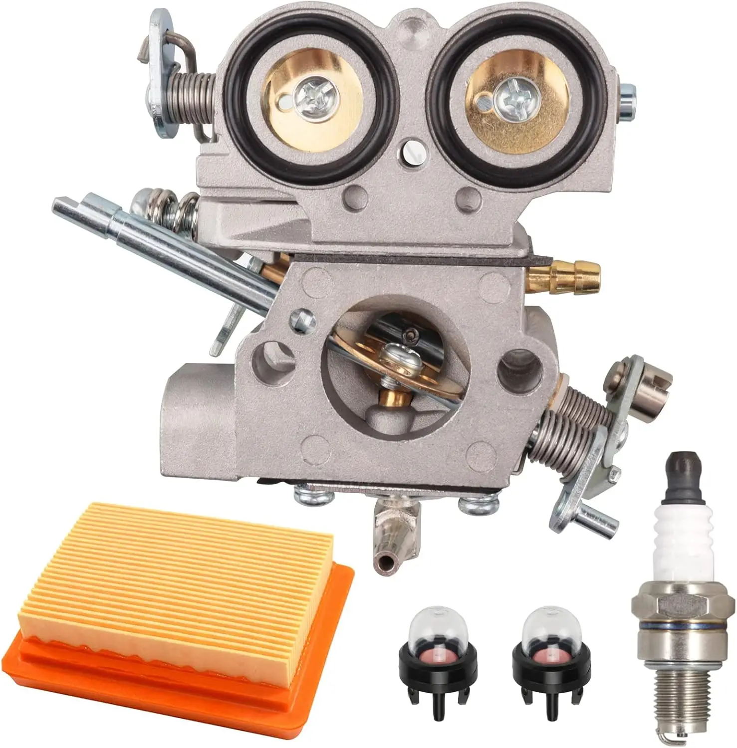 Фото Карбюратор 586346601, совместимый с триммерами Husqvarna 253, 253R, 553RS, 253RB, 253RJ, 553RS, 553RBX, с воздушным фильтром №1