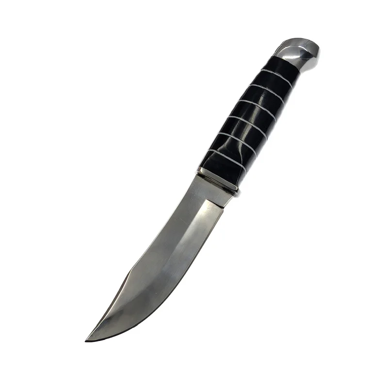 

Dropship 3cr13 Steel Fixed Blade Tactical knife Color Wood Handle Camping Knife Outdoor Survival Knives Hand Tools