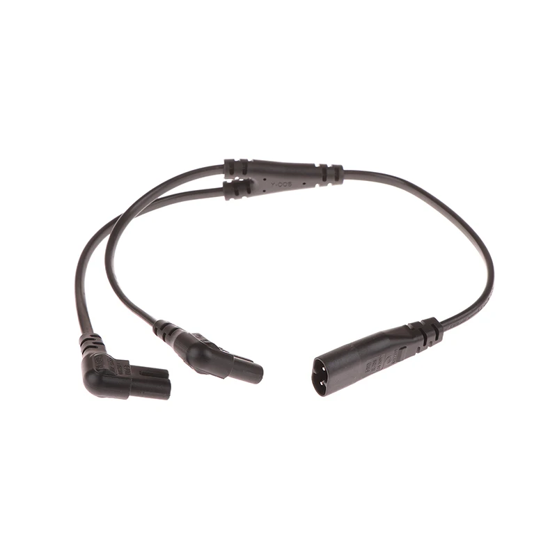 

Кабель питания IEC 320 C8 «папа»-двойной «мама» C7 под прямым углом, Y-образный разъем, 2-контактный шнур 8 «папа»-2 «мама»