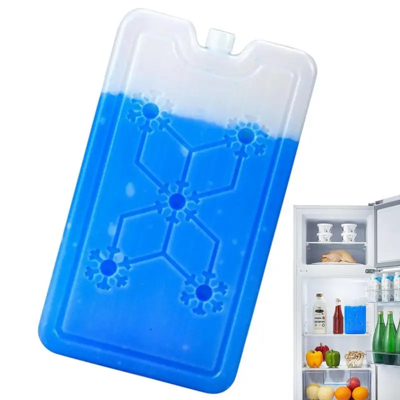 Ice Crystal Trays Lunch Bag Ice Pack Strong Cooling Effect Reusable Leakproof Lunch Ice Pack For Hiking Fishing