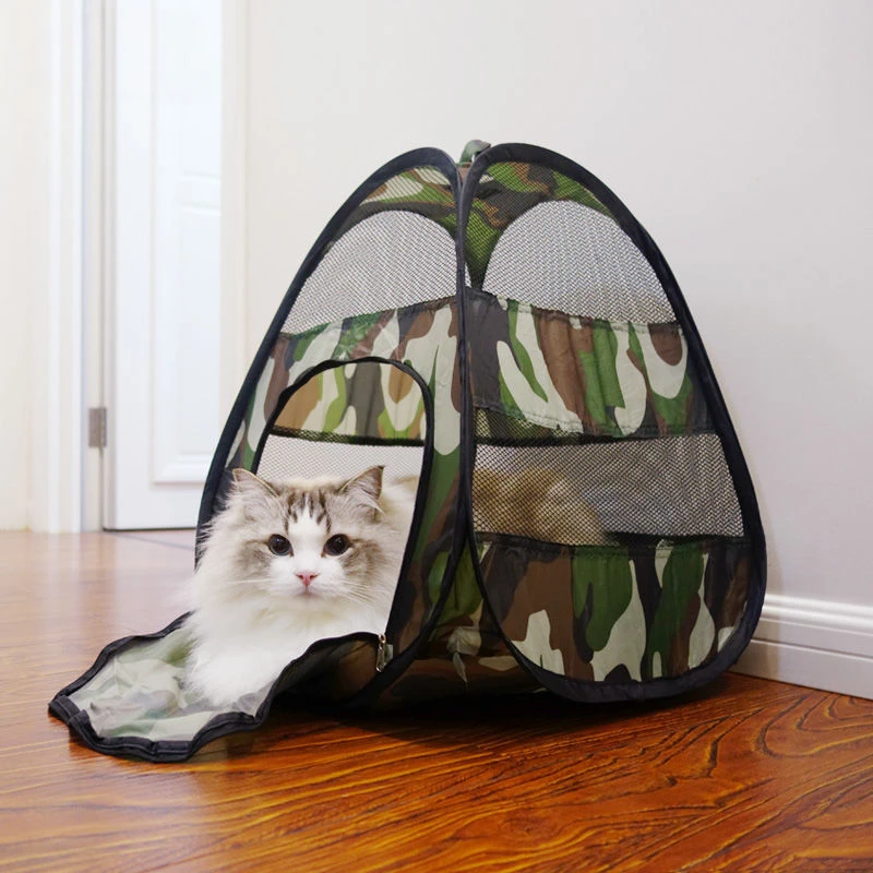 

Four Seasons Cat House Closed Nest Tent Tunnel Supplies Mats Pet Toys
