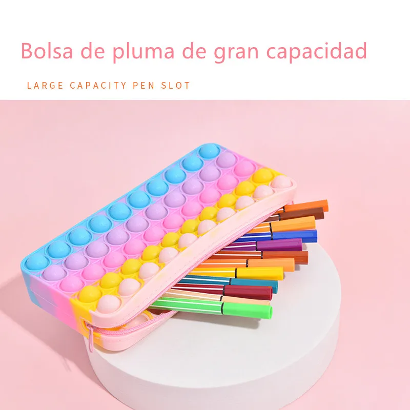 Большая сумка антистрессовая игрушка пузырьковый мешок мягкий чехол для