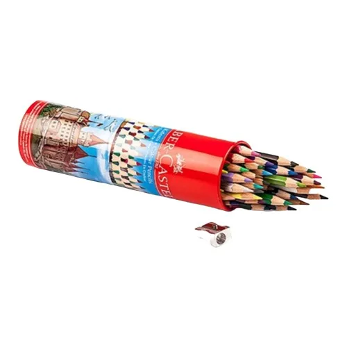 

Mandala Each Age Coloring Book 4'l - Faber Castell Crayon Pen 36'l-Shaved Lines Flowers Animal Kingdom Designs