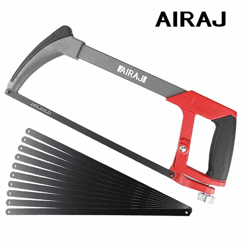 AIRAJ 520mm Adjustable Hacksaw Frame Household Large Multifunctional Gardening Woodworking Tree Cutting Hand Tools