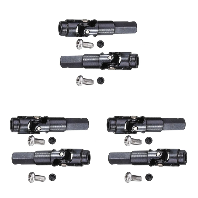 

6 шт. металлический Универсальный приводной вал для WPL C14 C24 C34 C44 B14 B16 B24 B36 1/16 Запчасти для радиоуправляемых автомобилей