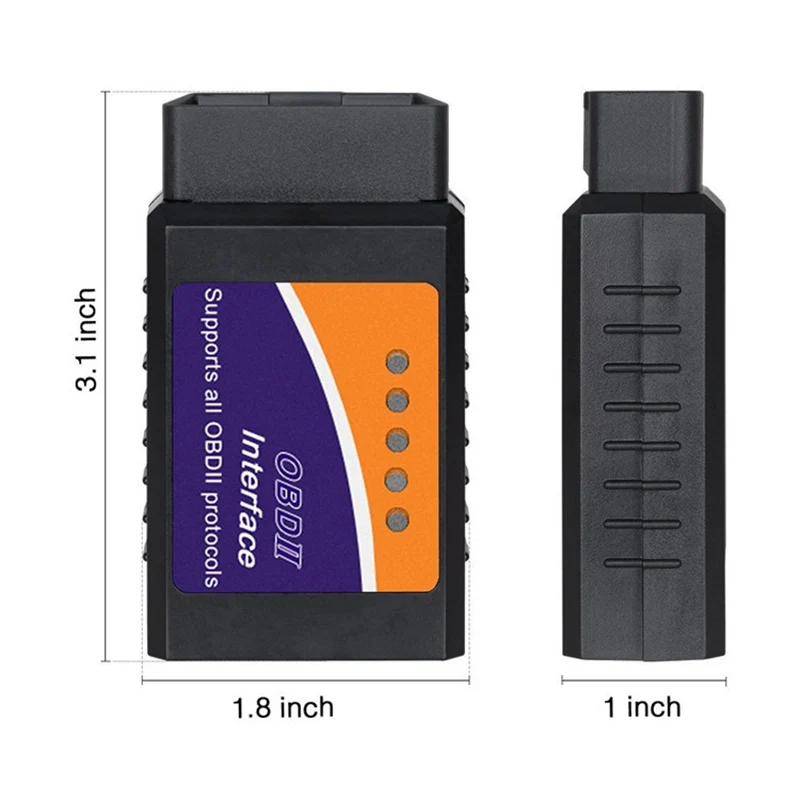 Автомобильный сканер ELM327 V1.5 OBD2 Bluetooth-совместимый инструмент для