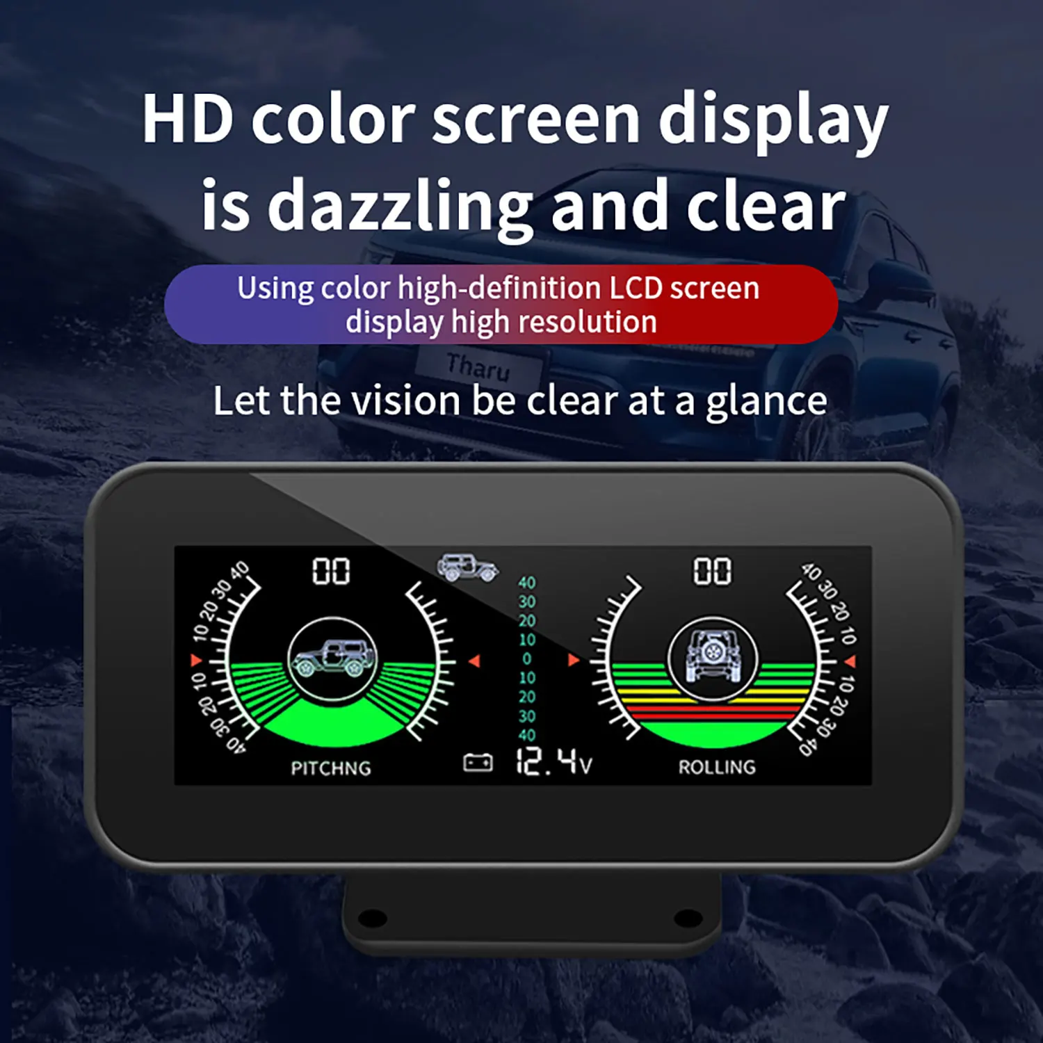 Умный Цифровой Наклонный угломер для Toyota Fortuner 2016 + Auto HUD Off Road GPS