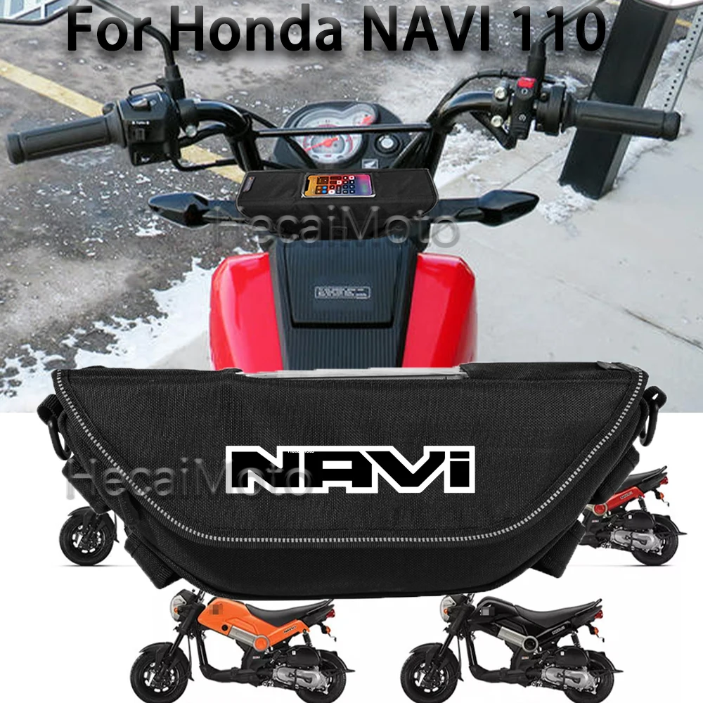 

Motorcycle accessory For Honda NAVI 110 COLSRS NAVI110 Waterproof And Dustproof Handlebar Storage Bag navigation bag