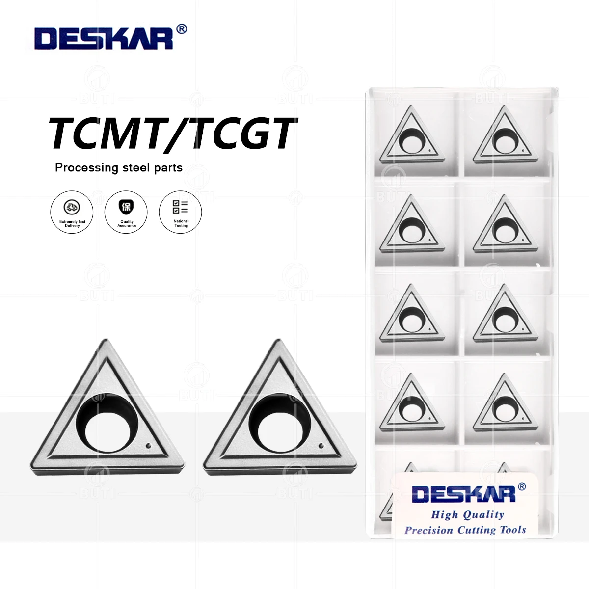 

DESKAR TCMT 110204 -FG MT TCGT 110204 L-W LF90 100% оригинальное качество, лезвие для металлокерамики, токарный станок с ЧПУ, резак для обработки стальных деталей