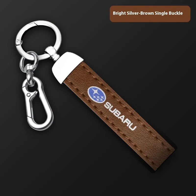 Для Subaru STI Brz Wrx Xv Ascent Forester Outback Impreza Legacy Автомобильный брелок из цинкового сплава Металлический ремень для ключей Автоаксессуары