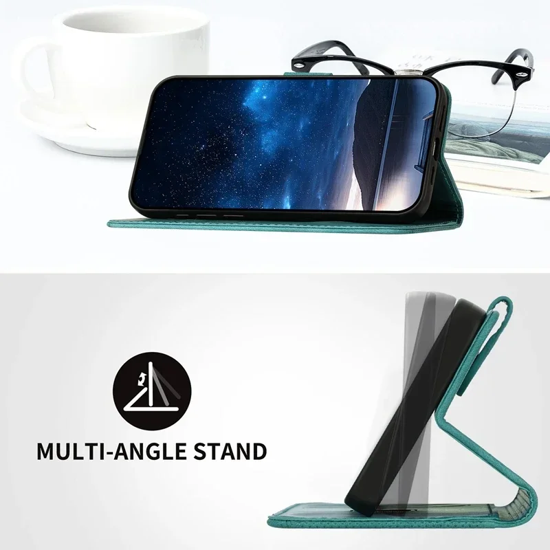 Чехол P30 P40 Lite однотонный чехол-кошелек-подставка для телефона Huawei Pura 70 Pro Y5P Y6s Y7 Y9