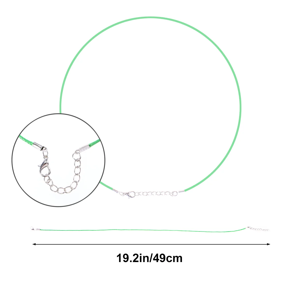 100 шт. плетеная цепочка для бижутерии 15 мм
