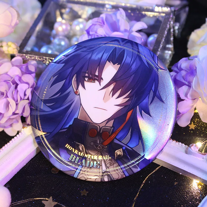 Honkai: Star Rail аниме фигурки Dan Heng lmbibitor Lunae Kafka изысканный металлический значок