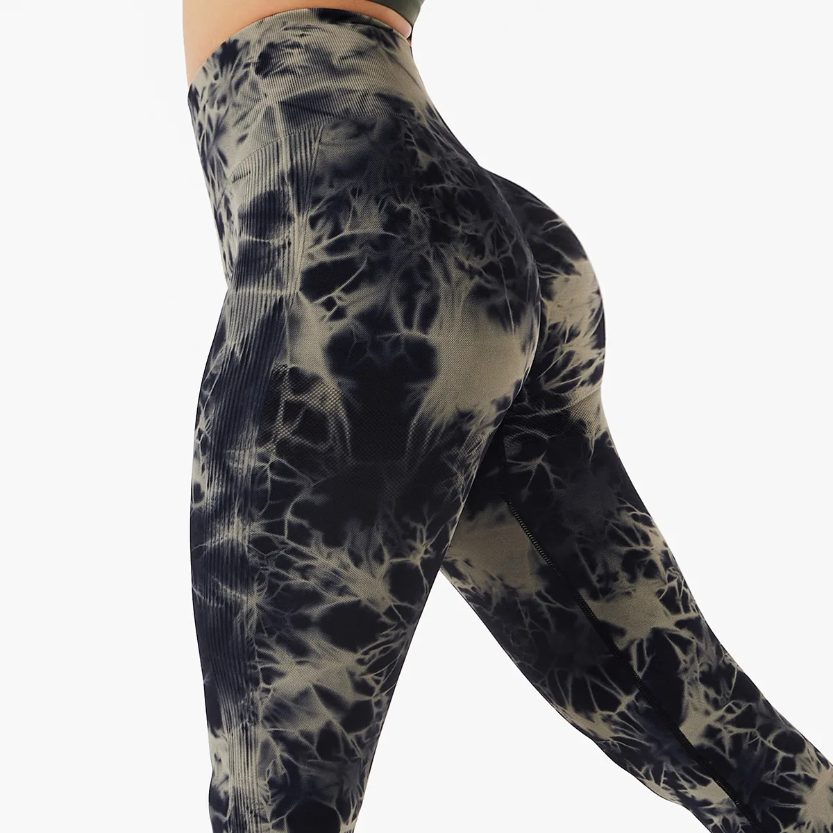 High Waist Fitness Seamless Sports Yoga Pants Women 2022 Leggings Tie Dye Print Push Up Peach Hip Leggings Running Jogging Pants