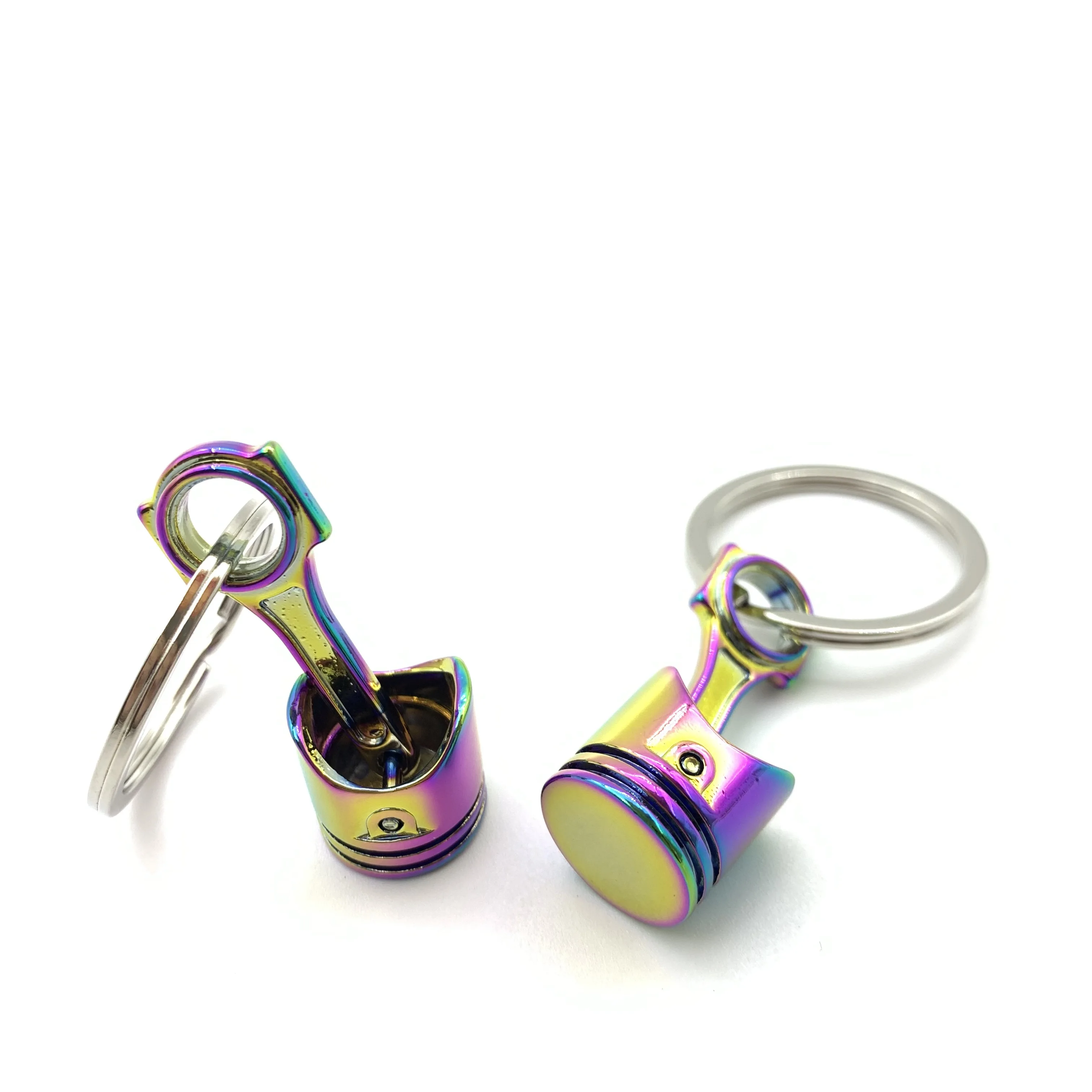 Брелок для ключей из цинкового сплава цветной металлический креативный