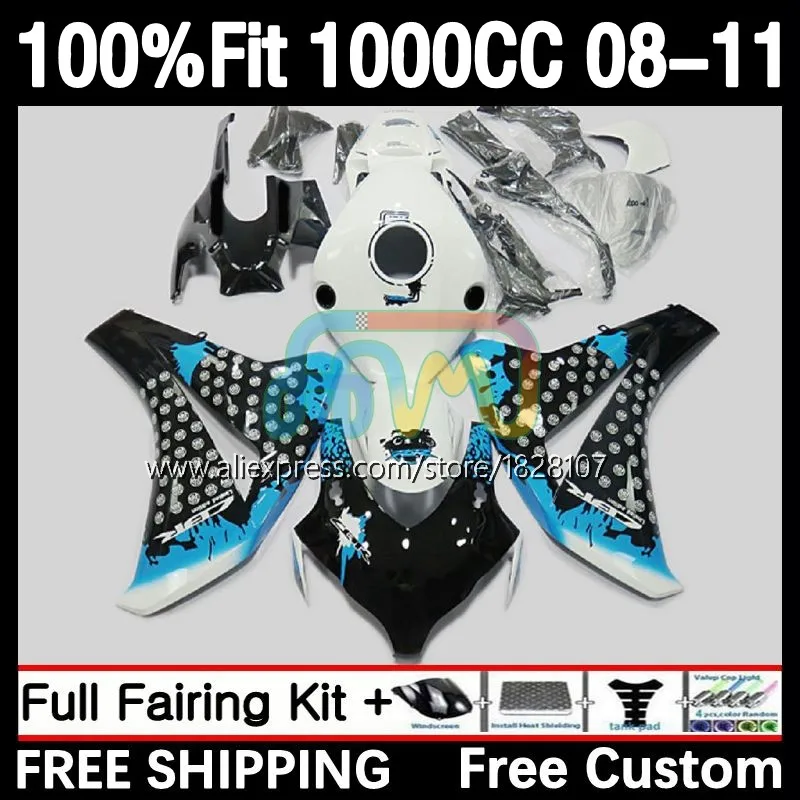 

OEM Fairing For HONDA CBR1000 CBR 1000 RR CC 1000RR 37No.9 CBR1000RR 08 09 10 11 2008 2009 2010 2011 Graffiti blue Injection Kit
