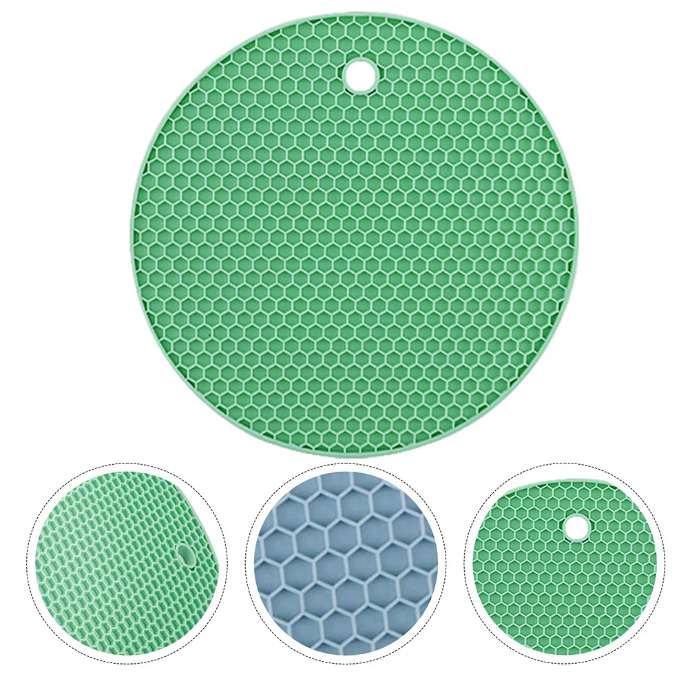 

1pc Honeycomb to Prevent Burns Silicone Table Mat (Random Color)
