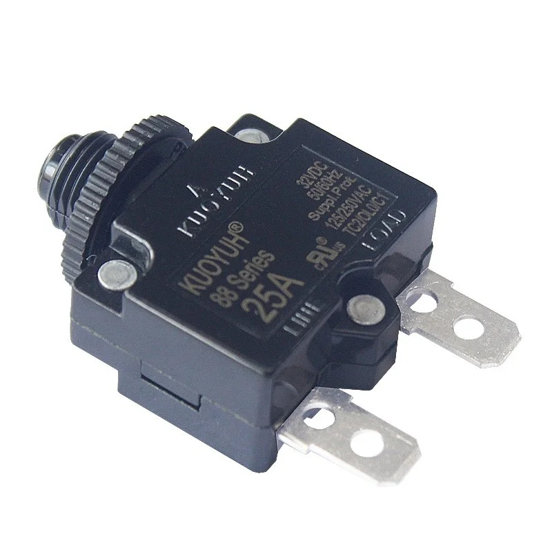 

Manual Reset Thermal Switch DC 5A 10A 15A 20A 25A 30A Circuit Breaker Over Current Overload Protector Switch