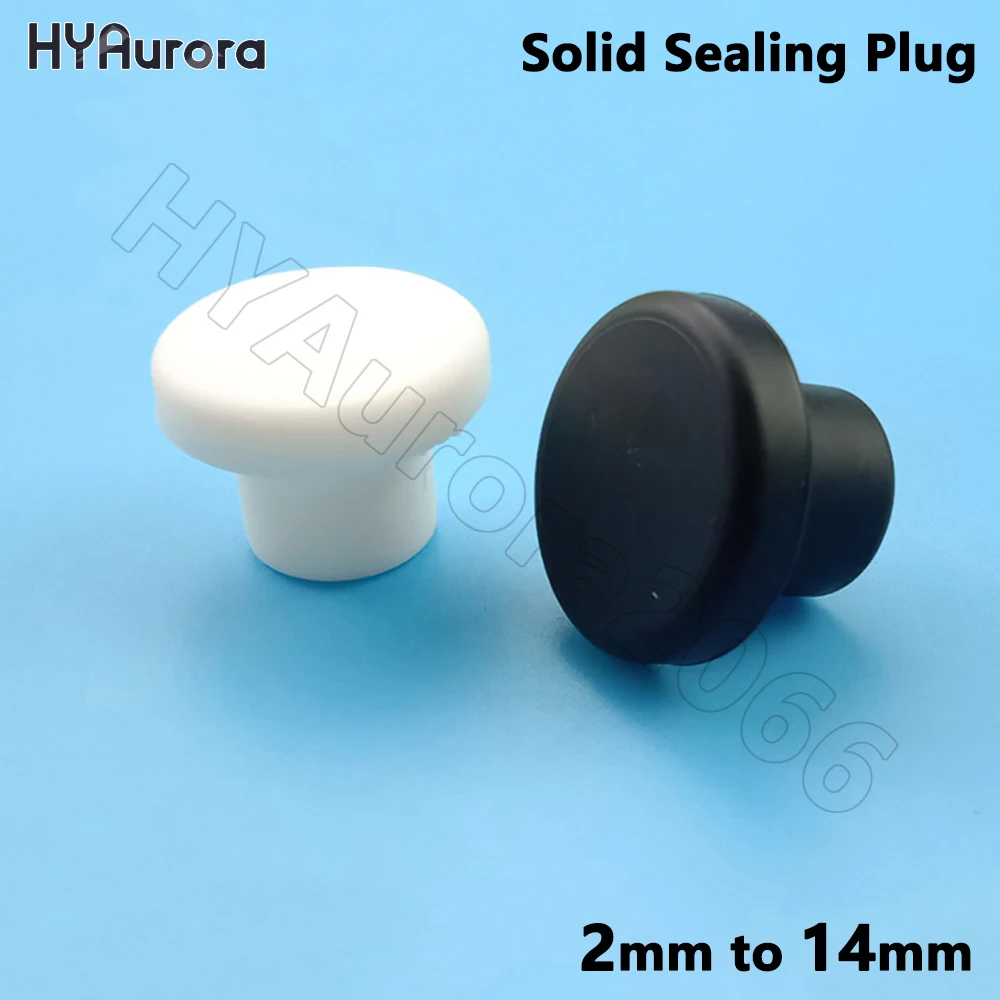 5 шт. твердые уплотнительные заглушки от 2 до 14 мм силиконовые резиновые с