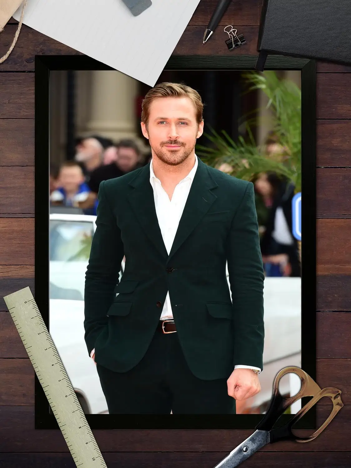 Художественный постер yan gosling современный