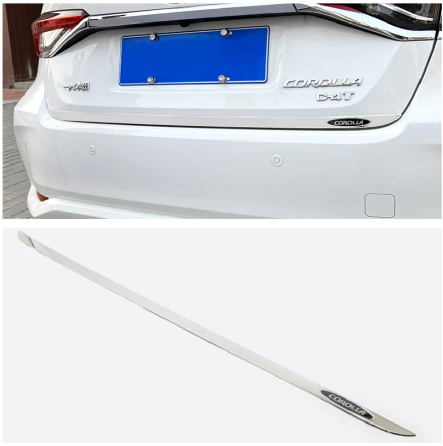 

Аксессуары для заднего багажника, задняя дверь, задняя крышка, отделка, задний багажник, протектор бампера, прокладка для порога для Toyota Corolla E210 2019- 2022