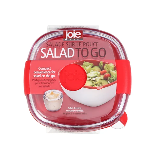 

Joie Salad To Go Салатная коробка с контейнером для соуса Большая салатница с фруктами и овощами с крышкой для ланч-бокса на вынос Контейнер для еды