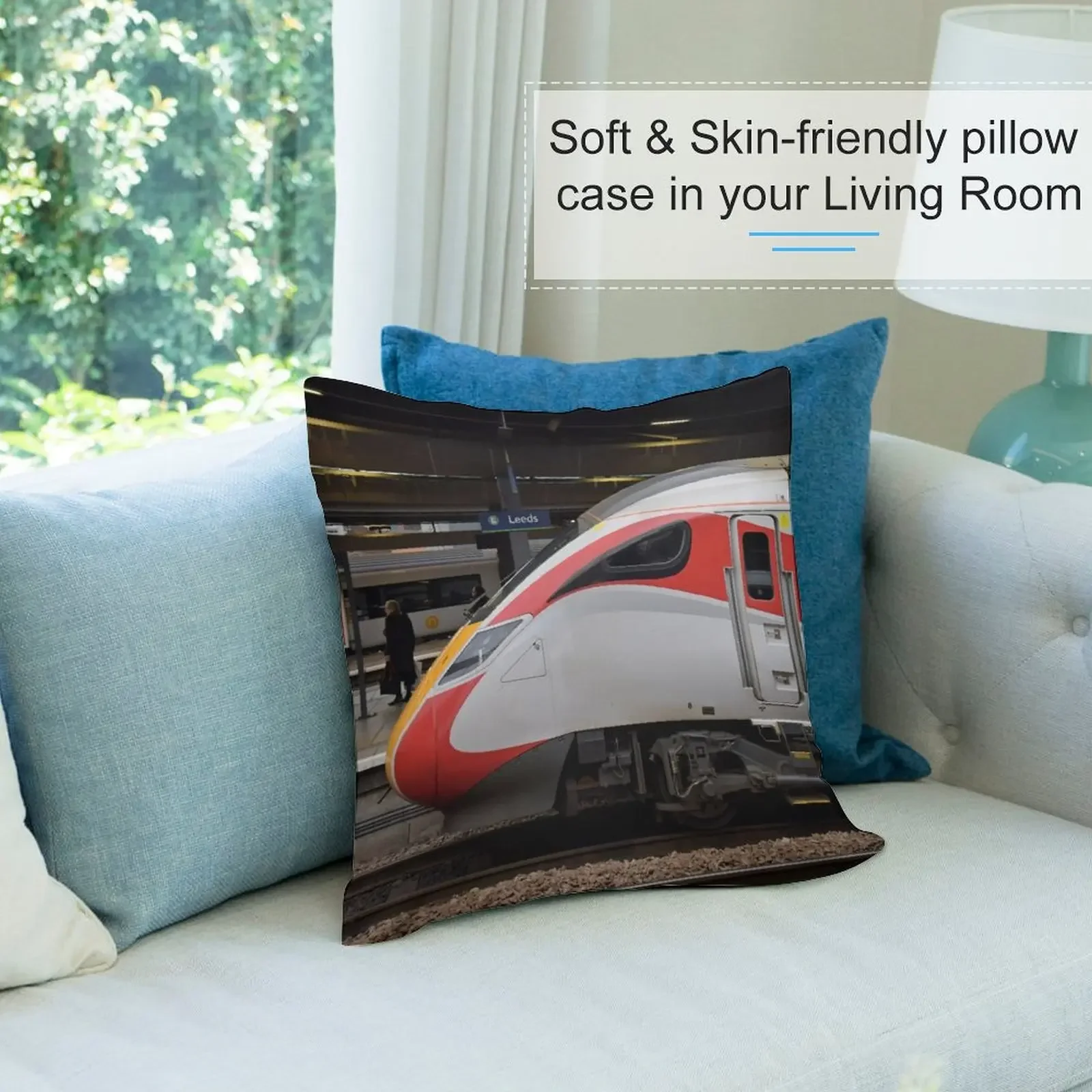 LNER Azuma высокоскоростной поезд декоративная подушка Рождественские наволочки