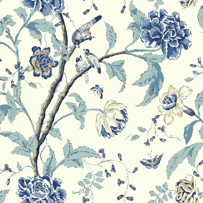 

Wallcoverings Teahouse Floral Removable Wallpaper
