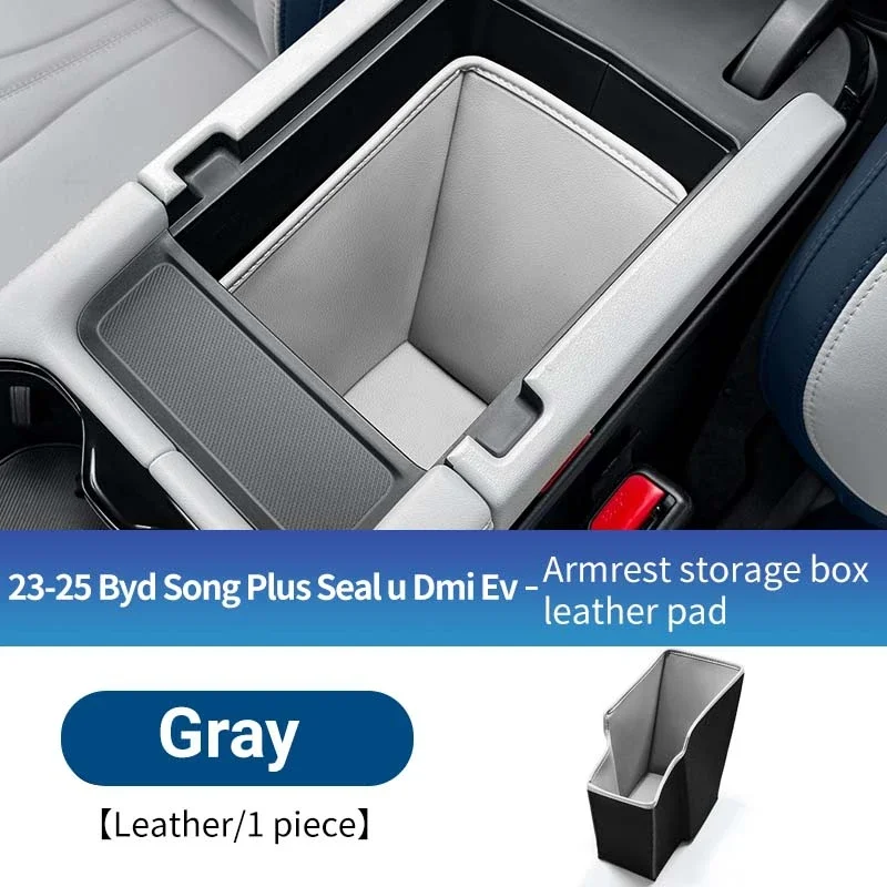 

Для BYD Song Plus Dmi Ev Seal U 2023-2025 Центральная консоль для хранения, подлокотник, органайзер, защитный коврик, устойчивый к царапинам