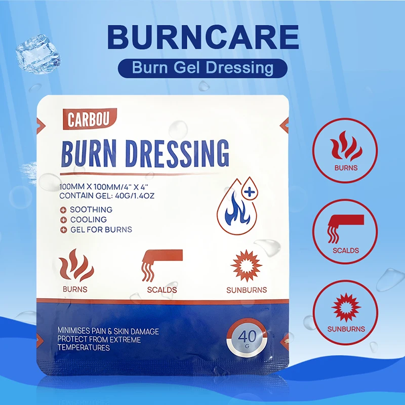 

Burn Dressing First Aid Burncare Bandage Gel Hydrogel Sterile Trauma Dressing Advanced Healing for Wounds Care