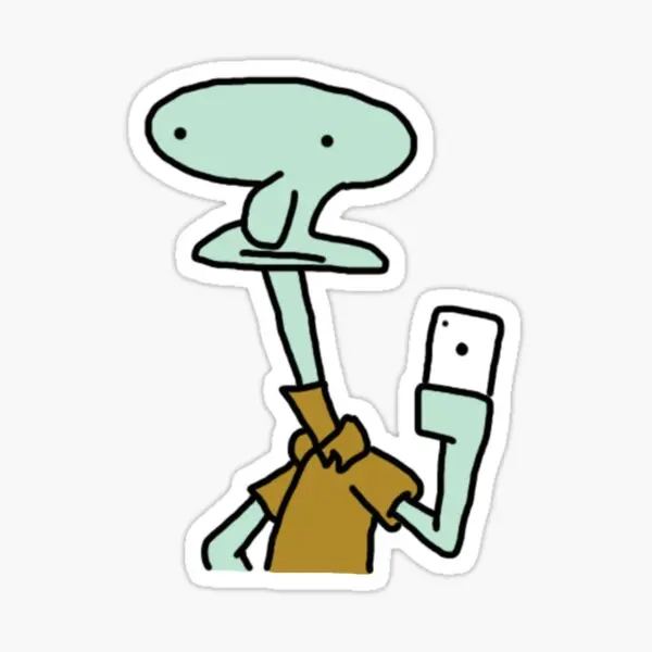 

Poorly Drawn Widward 10PCS Stickers for Luggage Cartoon Wall Stickers Print Laptop Water Bottles Window Decorations Room Car