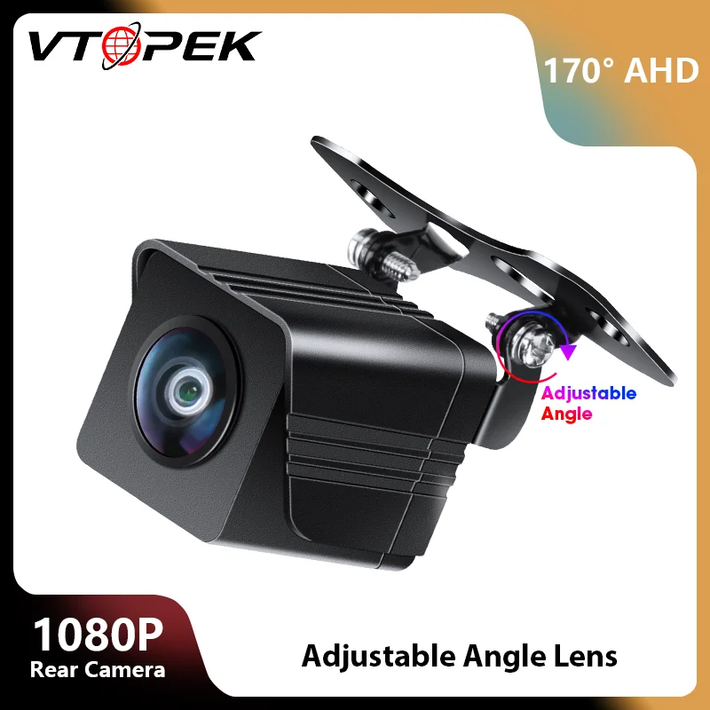 

Vtopek 1080P Car Vehicle HD AHD 170° Reverse Camera Fisheye Lens Starlight Night Vision HD Universal Rear View 1920x1080