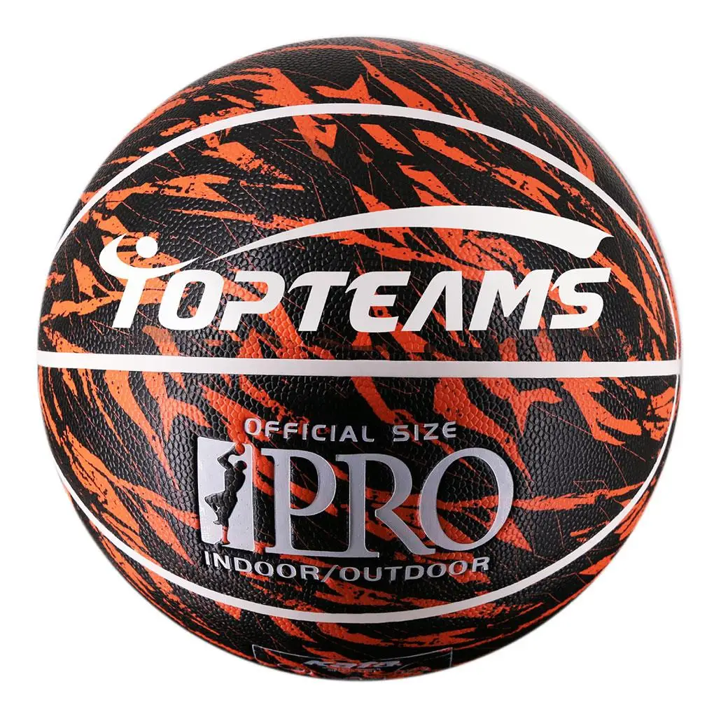 

Basketball Ball Outdoor Indoor Adults Match Training Men Women Basketball Ball 24 6cm Orange Black