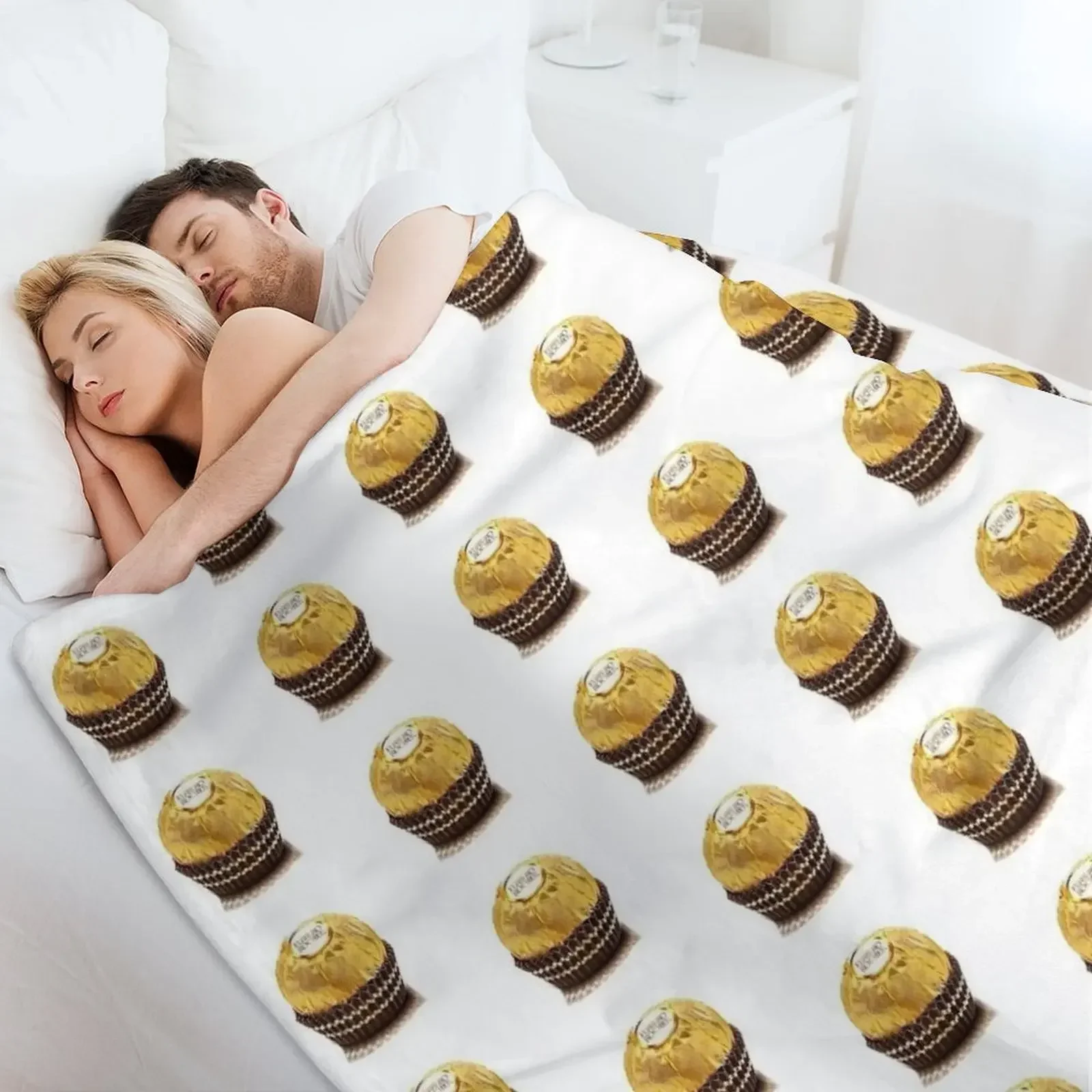 Фото Одеяло Ferrero Rocher 2, декоративные одеяла Polar Retros для кровати, одеяла №5