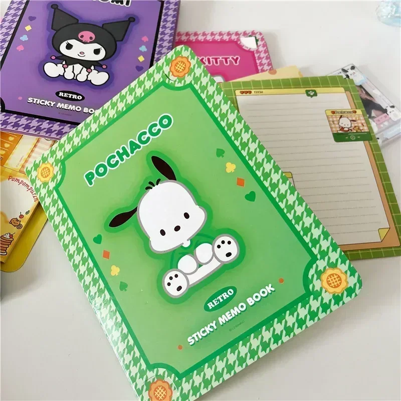 Мультяшный Sanrio Kuromi Note Book Melody Cinnamoroll удобная книга аниме Hello Kitty паста блокнот