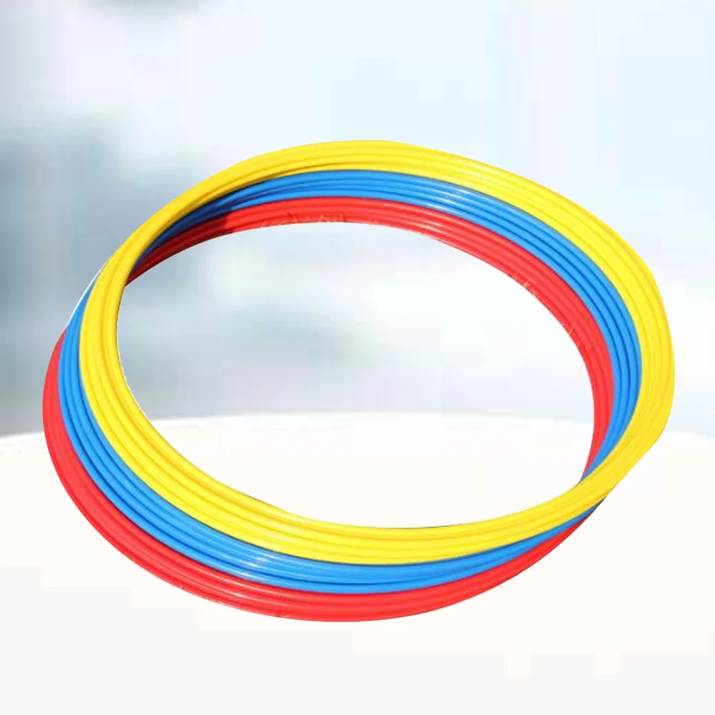 

6pcs soccer rings Soccer Agility Rings Agility Hoops Ladder Set Training Rings Sports Conditioning Drill for Hurdles Agility
