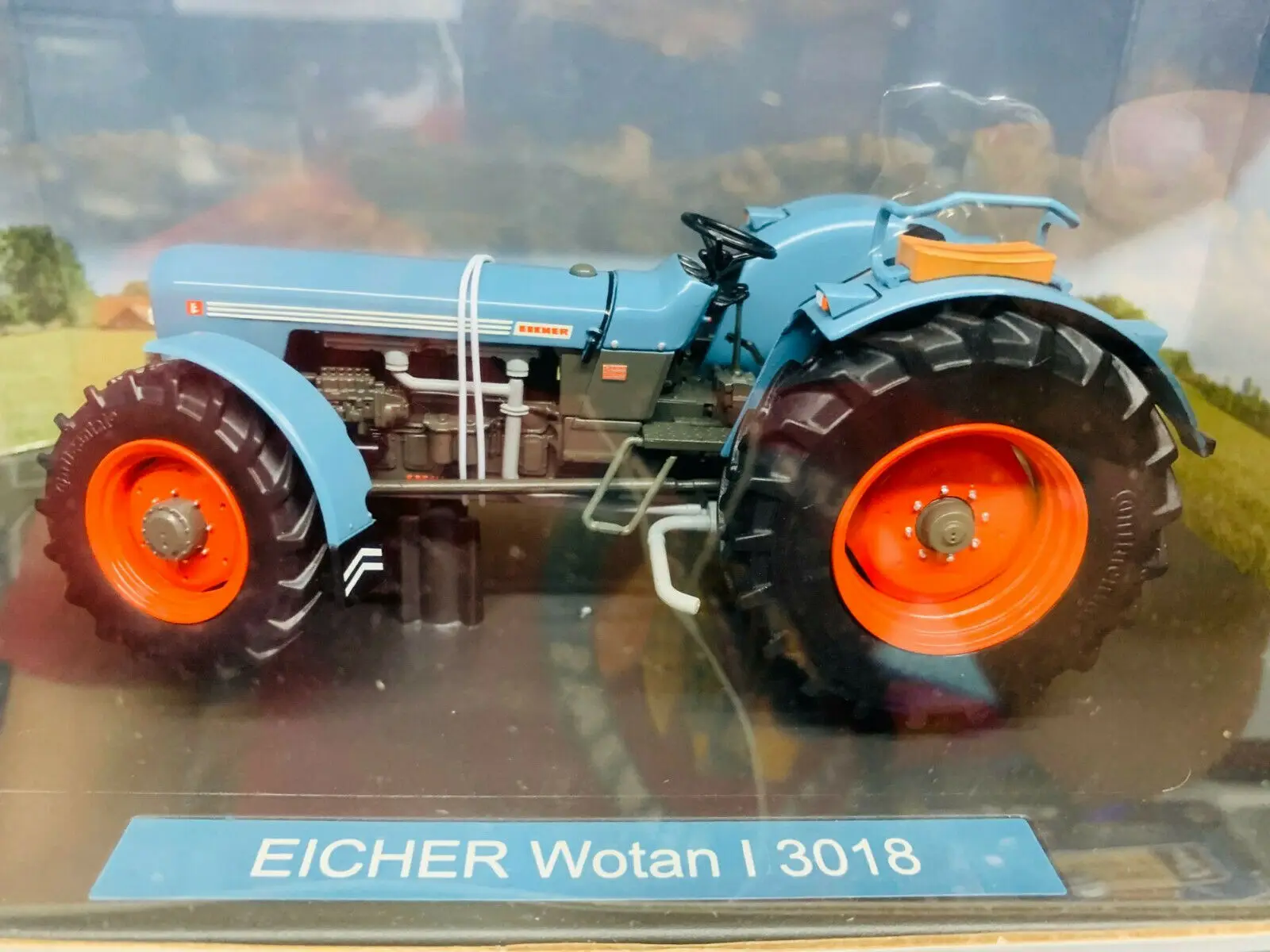 (23-Toys 1049 Eicher Wotan I 3018 тракторная ферма масштаб 1:32 литая под давлением модель новая