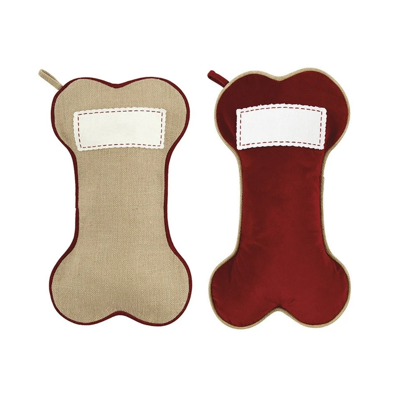 

Christmas Dog Bone Stocking Candy Gift Packaging Bags Supplie Dropship