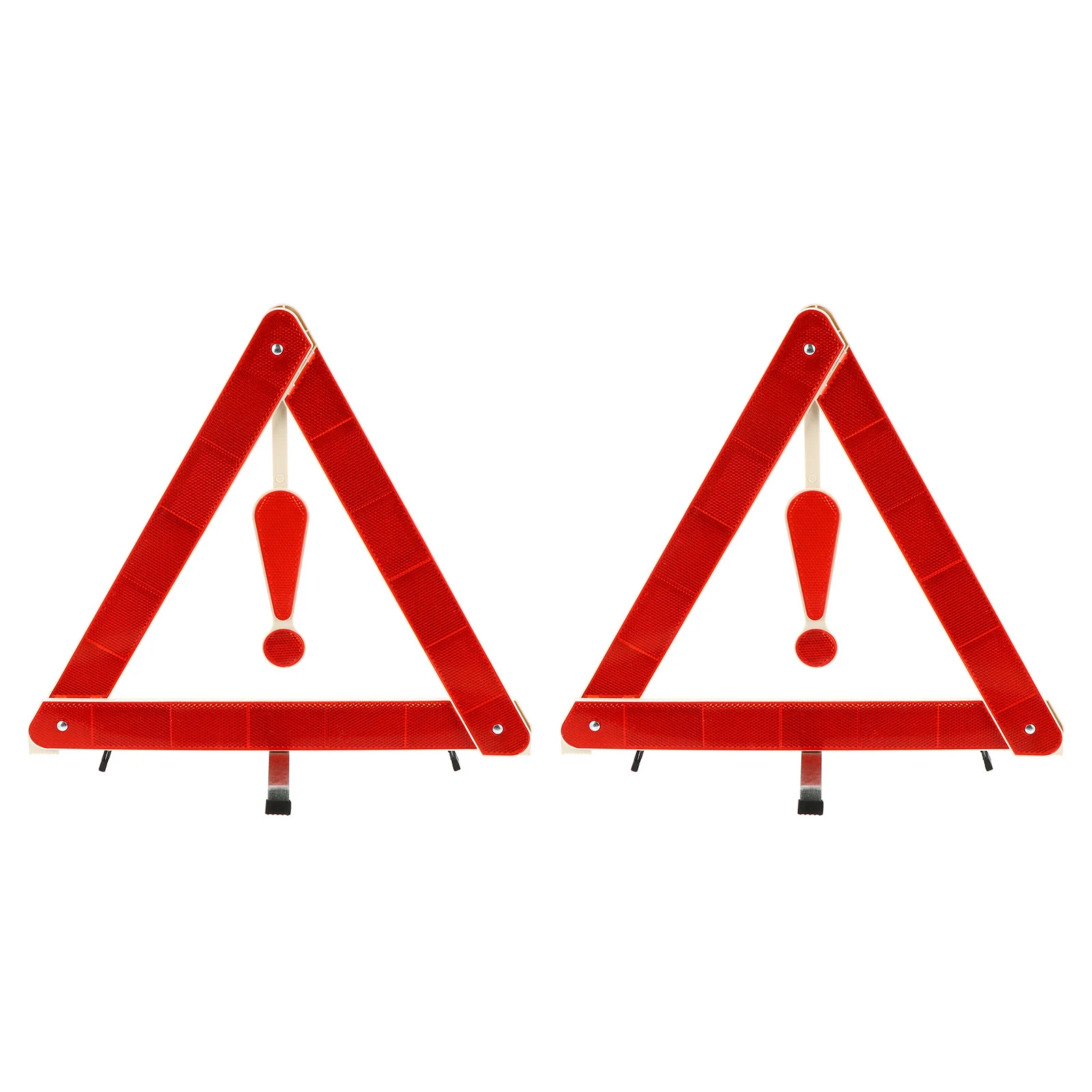 

2pcs Folding Practical Road Car Warning Triangle for Vehicles Maintenance