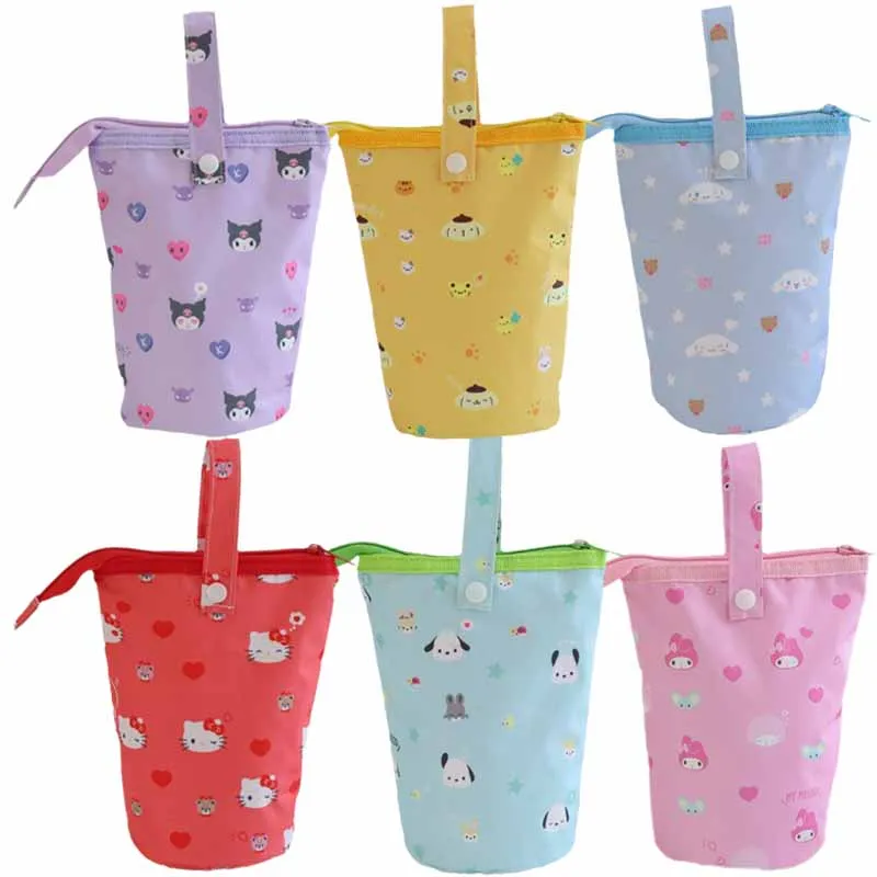 

Sanrioed мультяшный милый чехол-карандаш Cinnamoroll Kittys Kuromi My Melody почтовый Kawaii Канцелярские Сумки для хранения Портативная сумка