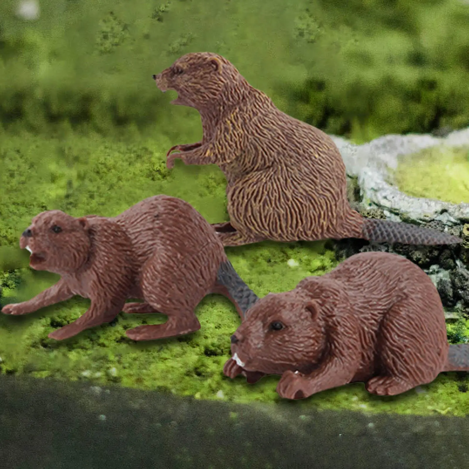 

Forest Animal Figures Simulation Education Toy Science Project Desktop Decor Woodland Animal Figurine for Birthday Gifts