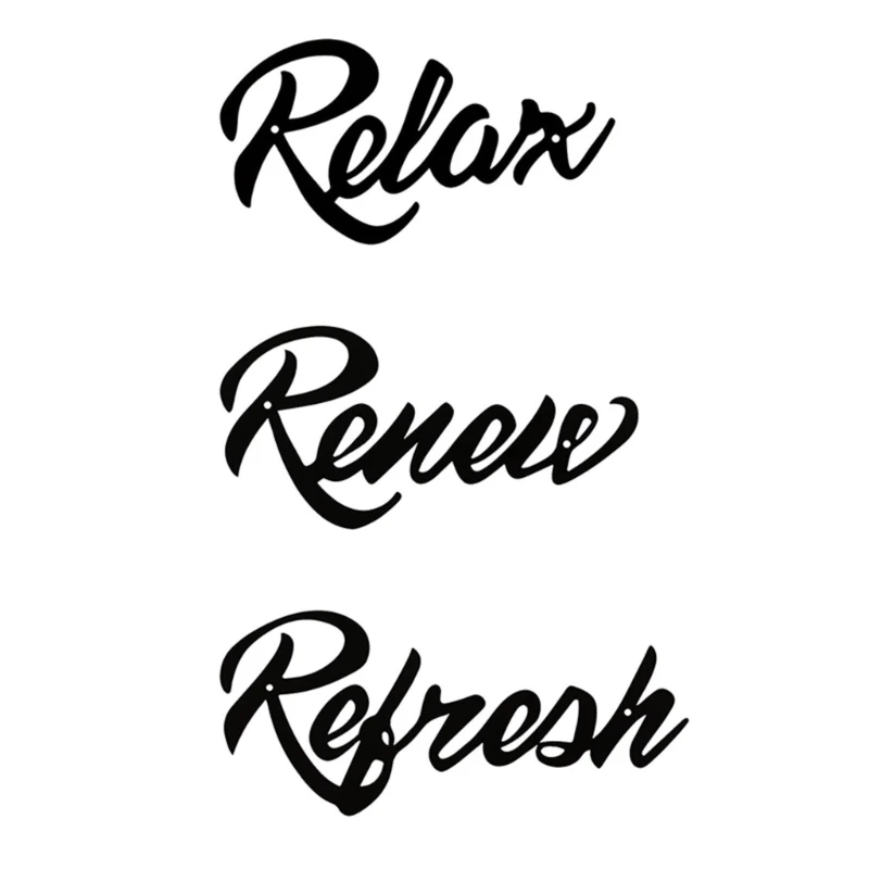 

Metal Letters Sign Wall Art Decor Decorative Ornament Model for Dormitory Restaurant Bedroom Decoration