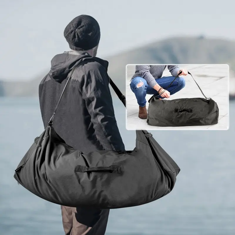 36 inch Travel Duffel Bag 100L Large Luggage Duffle for Camping(Black)