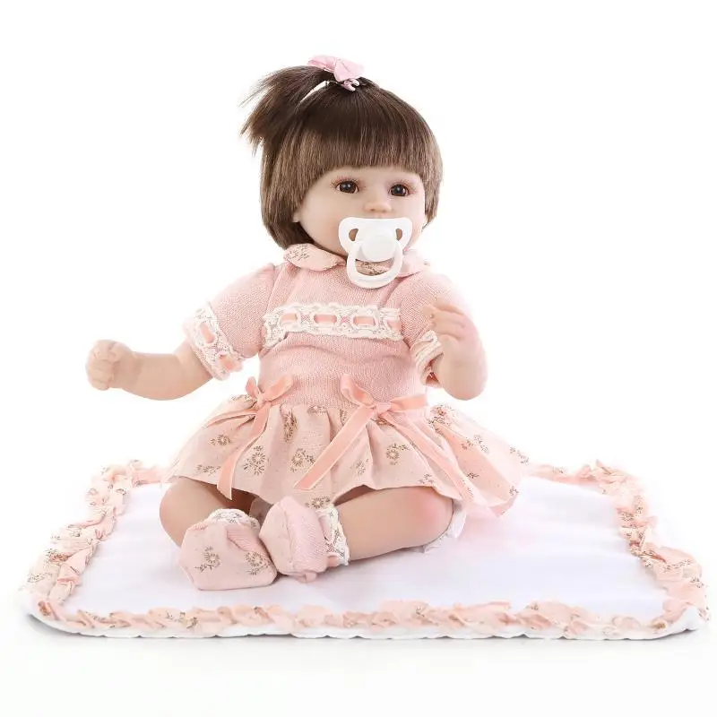 

43cm Reborn Toddler Popular Maddie Cute Baby Doll Soft Cuddle Body High Quality Handmade Doll