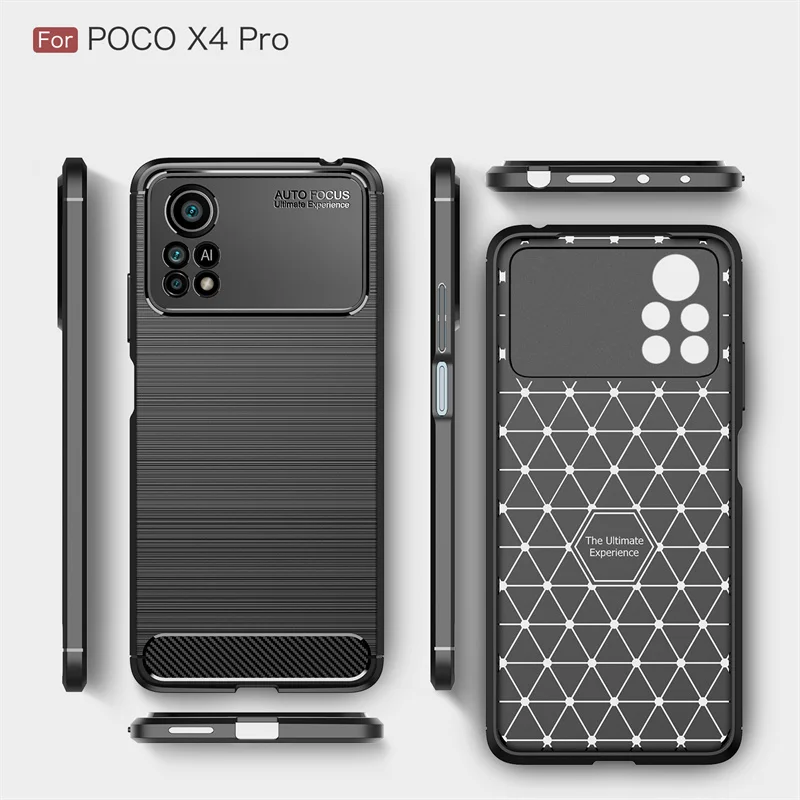 For Cover Xiaomi Poco X4 Pro Case For Poco X4 Pro 5G Capas New Shockproof Phone Bumper Back Soft TPU Case For Poco X4 Pro Fundas