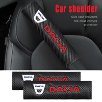 car interior seat belt shoulder cover seat belt breathable padding for dacia lodgy sandero duster dokker stepway car accessories